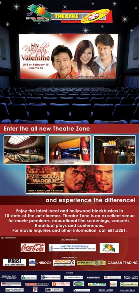 NOW SHOWING in Sta. Lucia Theatre .